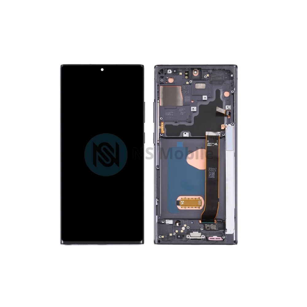 Ecran complet Samsung Note 20 Ultra 5G ( SM-N986 ) Noir Refurb avec Chassis