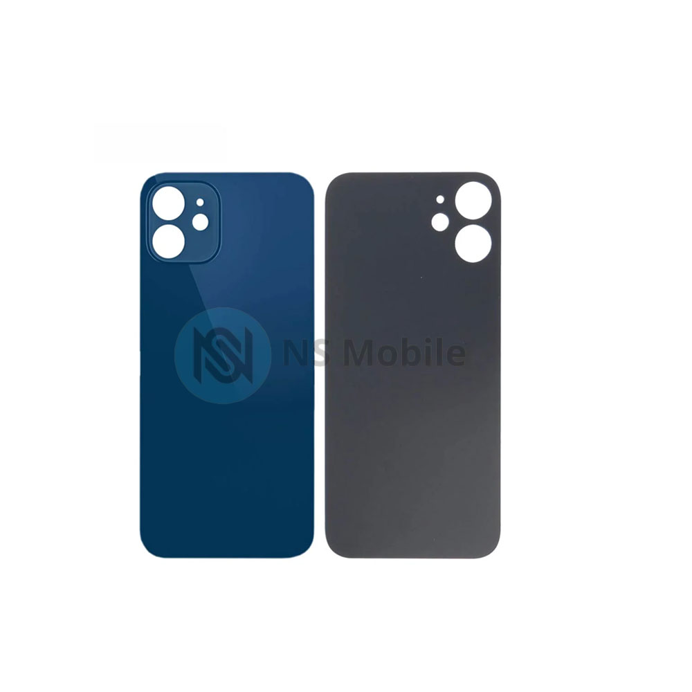 Vitre Arrière iPhone 12 Mini Bleu