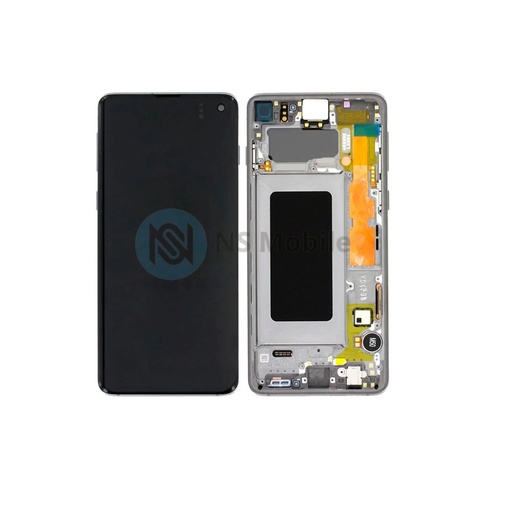 Ecran complet Samsung S10 ( SM-G973 ) Original Refurb avec chassis