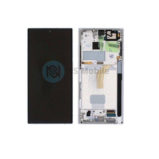 Ecran complet Samsung S22 Ultra TFT ( SM-S908 ) Noir avec Chassis