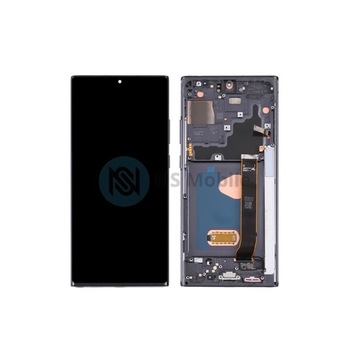 Ecran complet Samsung Note 20 Ultra 5G ( SM-N986 ) Noir Refurb avec Chassis