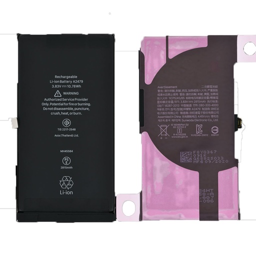 Batterie iPhone 12 / 12 Pro Qualité Premium