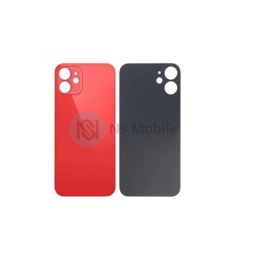 Vitre Arrière iPhone 12 Mini Rouge