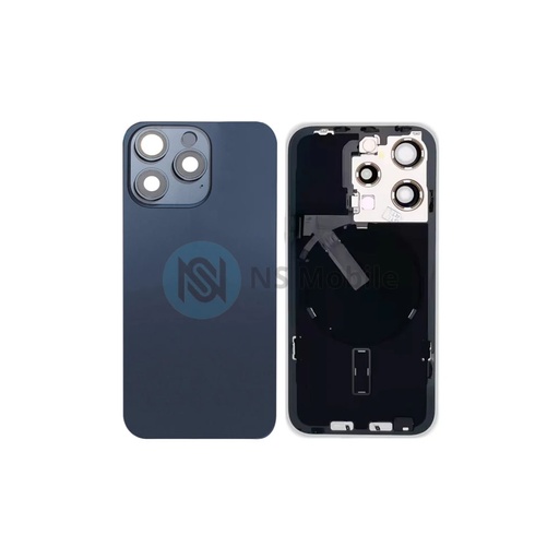 Vitre Arrière + Induction complète iPhone 15 Pro Bleu