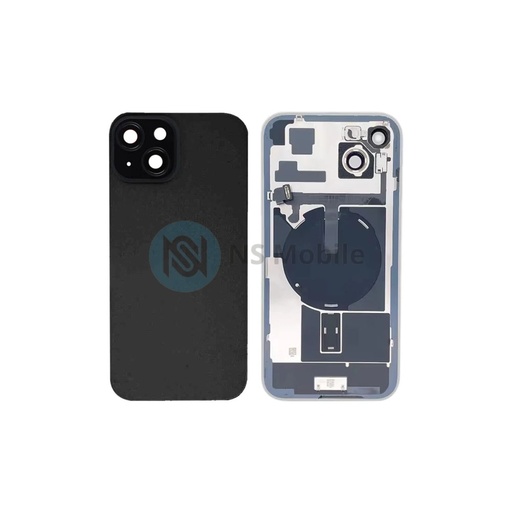 Vitre Arrière + Induction Complète Iphone15 plus Noir