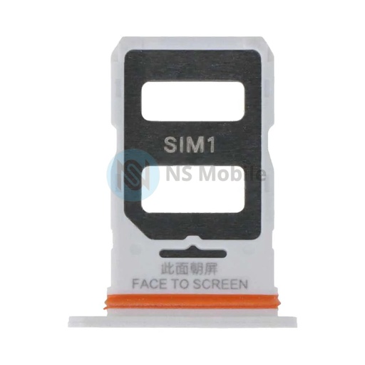 Tiroir Sim Xiaomi Poco X6 5G Blanc