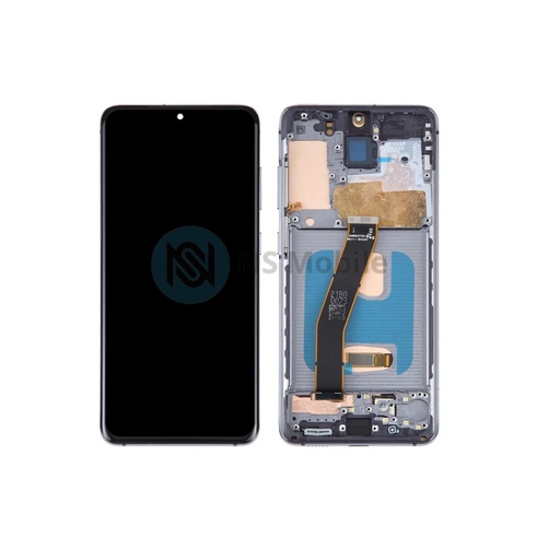 Ecran Complet Samsung S20 4G/5G ( SM-G980/ SM-G981 ) Oled Avec Chassis Noir