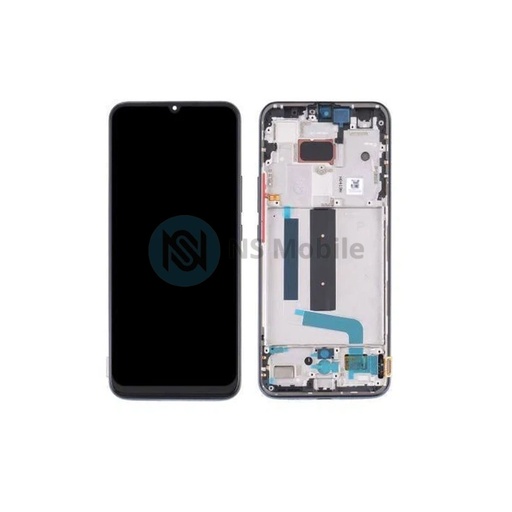 Ecran Complet Xiaomi Mi 10 Lite 5G Noir OLED avec Chassis
